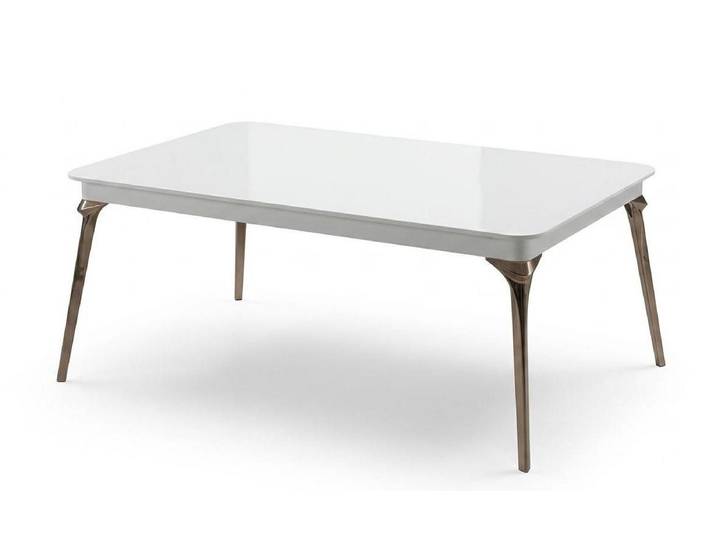 JVmoebel Couchtisch Couchtisch Moderner Stil Weiß Hochglänzend Harmonisch Zurückhaltend, Made in Europa