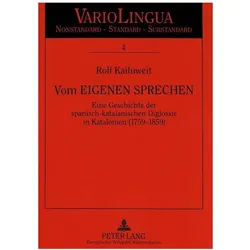 Vom eigenen Sprechen, Fachbücher von Rolf Kailuweit