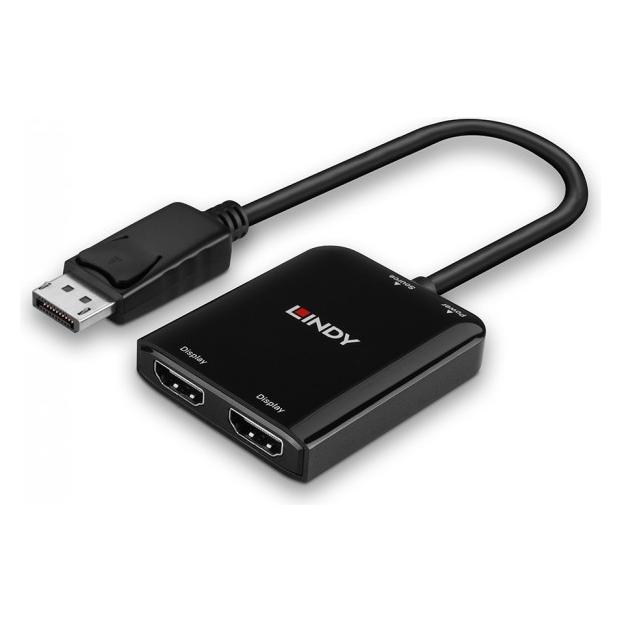 Lindy DisplayPort auf 2 Port HDMI MST Hub (DisplayPort, HDMI) (38433)