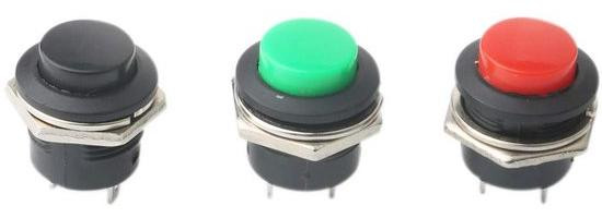 15-pack Mini Druktoetschakelaars, Momentary Push Button Schakelaars voor Elektrische Circuits
