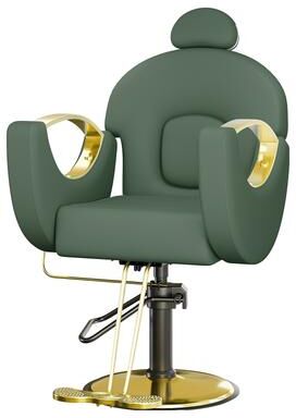 Garvee Reclining Barber Salon Chair – 360° Swivel Hydraulic Styling Chair with Heavy Duty Pump, Professional Hairdressing Seat