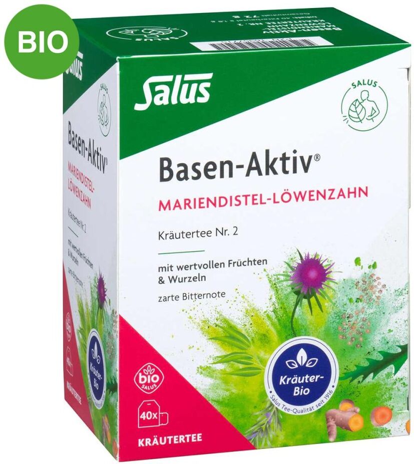 Salus Basen-Aktiv Kräutertee Nr. 2 Mariendistel-Löwenzahn 40stk