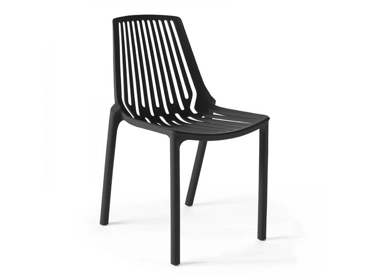 Oviala - Chaise de jardin en plastique ajourée
