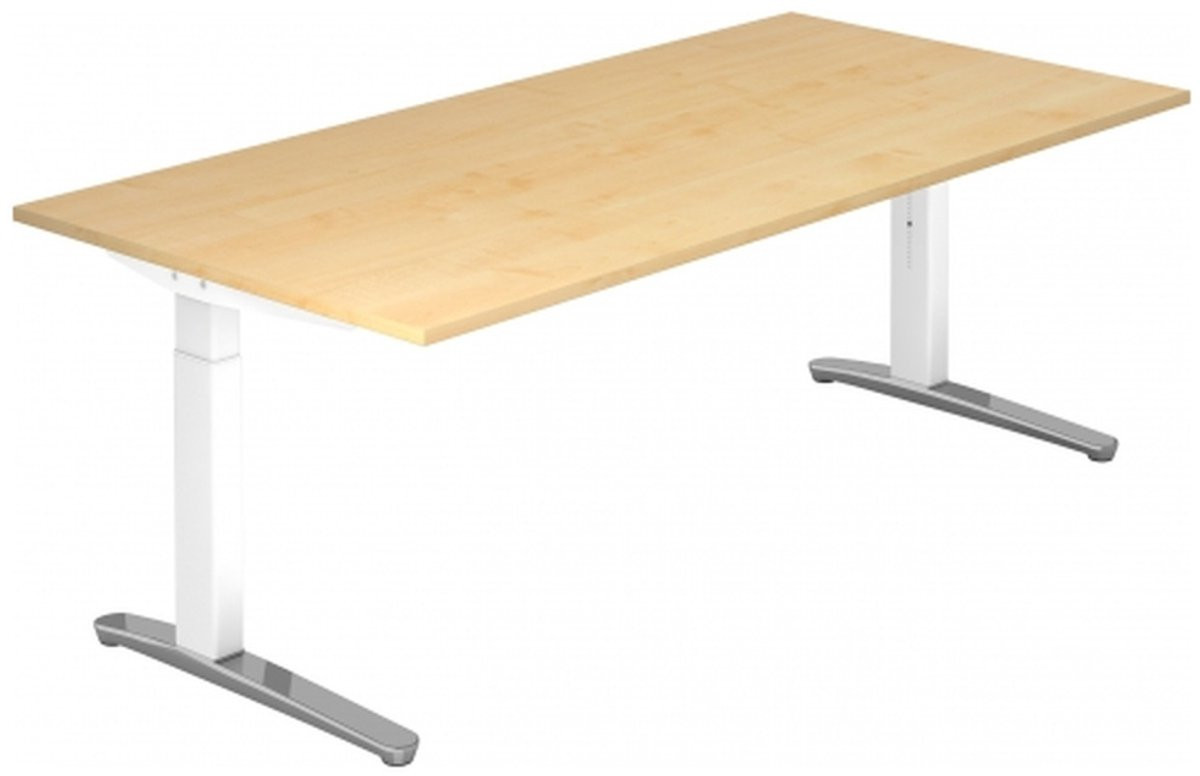 OFFICE PRO XTRA XB 2E WC Esdoorn Hoogteverstelbaar Bureau voor Thuiswerkplek