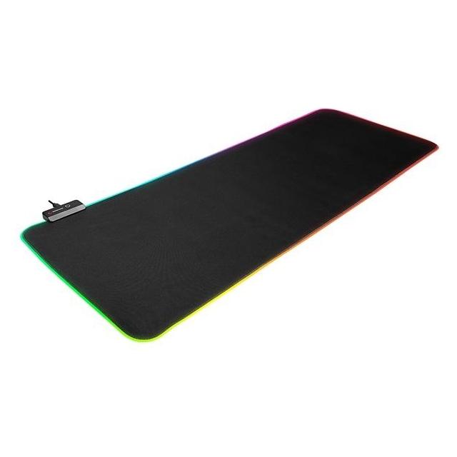 Rampage Egérpad - MP-22 (300*800*3mm fekete, RGB LED) (PERRAMMP22)