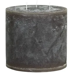 Chic Antique Macon 3-Docht-Stumpenkerze, H15/Ø15 cm, coffee