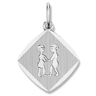 Sternzeichenanhänger ONE ELEMENT "Zwilling Sternzeichen Anhänger aus 925 Silber", silber, Schmuckanhänger, Damen, Zwilling, Silber 925 (Sterlingsilber), Sternzeichen-Anhänger – charmante Geschenkidee voller Persönlichkeit