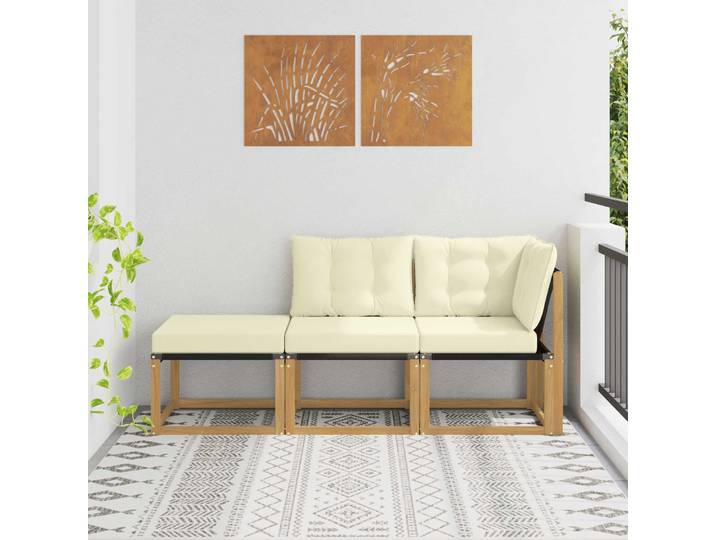 vidaXL Sectional Sofa Einheiten 3 stk. 3-Sitzer