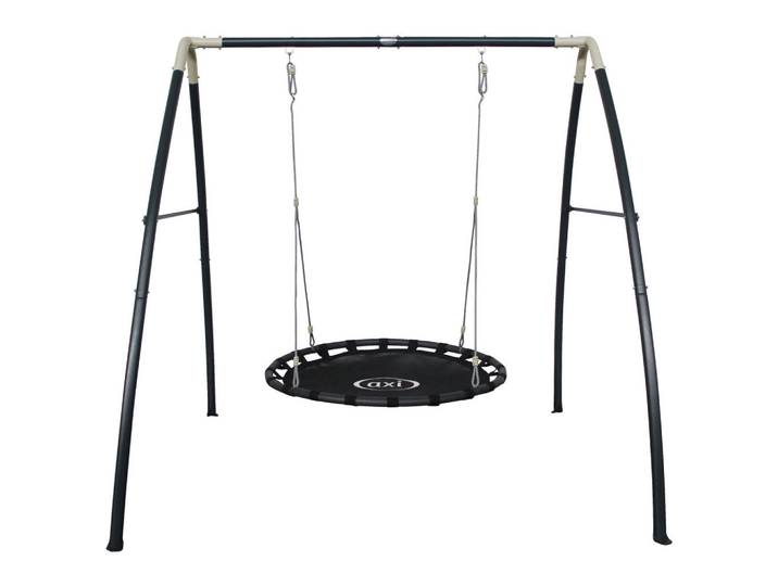 Nestschaukel A030.244.00, Anthrazit, Creme, Metall, 210x218x238 cm, EN 71, Freizeit & Co, Outdoor-Spielzeug, Schaukel