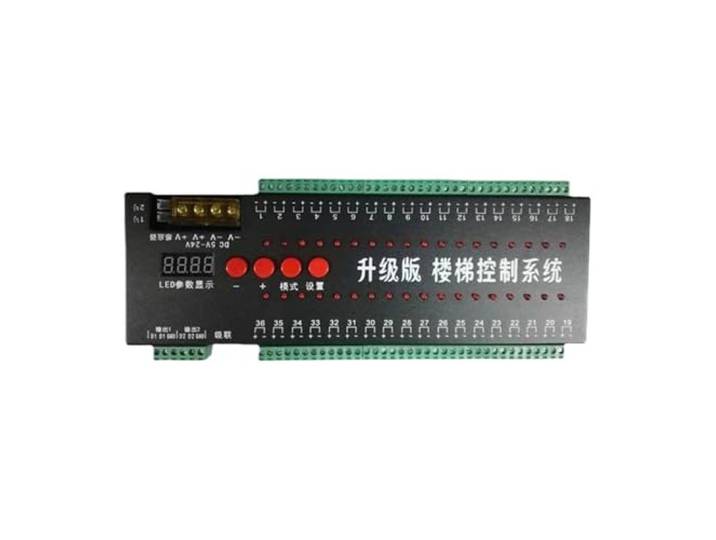 36-Wege-Treppensensor-Controller, bunter Pferderennfluss, allmählich aufleuchtend, Zwei-in-Eins-Pferderennen-Controller, LED-Controller