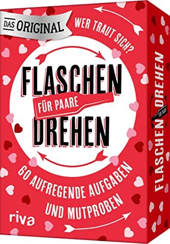 Sybille Beck - Flaschendrehen für Paare: 60 aufregende Aufgaben und Mutproben. Das Original Der Spieleklassiker ab 18 Jahren. Perfektes Geschenk zum Hochzeit, Valentinstag, Jahrestag - Preis vom 09.10.2026 07:28:09 h