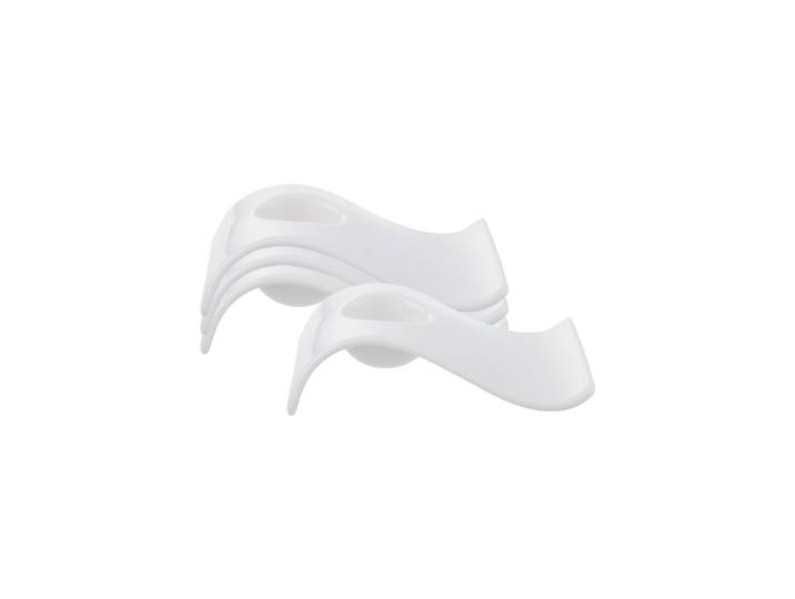 Eierbecher VILLEROY & BOCH Eierbecher NewWave 4er Set weiß , weiß, Porzellan, Eierbecher, Eierbecher