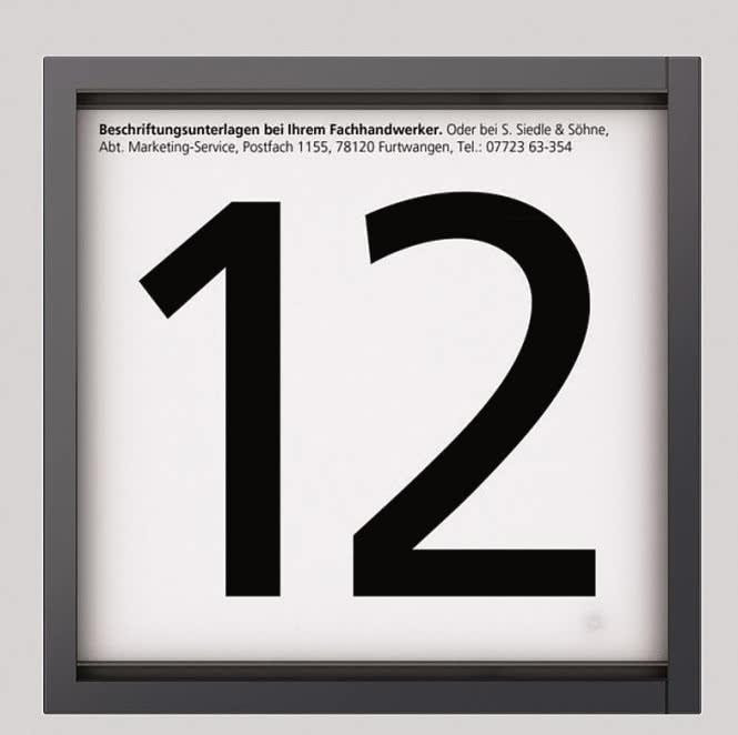 SIEDLE Informatie Module IM 612-0 AG, antracietgrijs