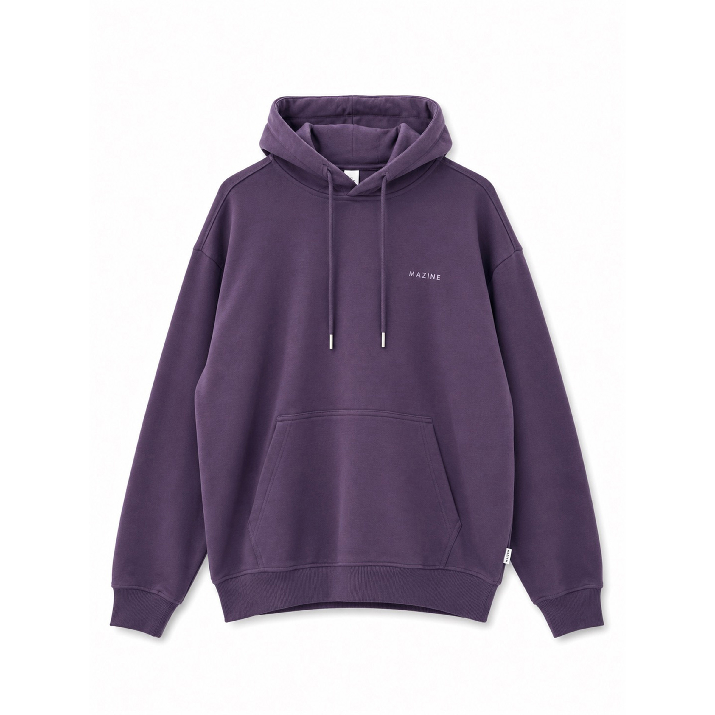 Mazine Back Print Herren Hoodies lila Größe M Lifestyle Hautfreundlich