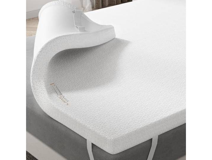 BedStory 6 cm Matratzenauflage, 150 x 190 cm, viskoelastischer Topper mit Memory-Schaum, Topper abnehmbar und waschbar