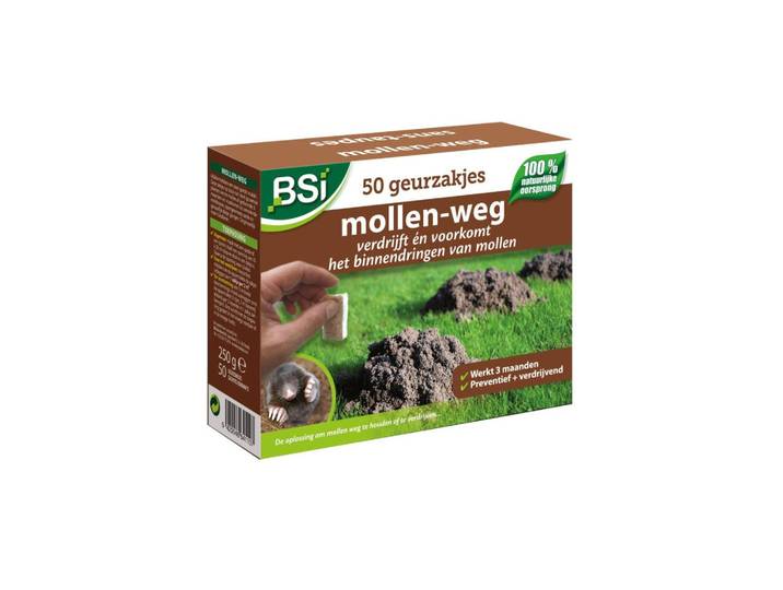 BSi Mollen weg 50 geurzakjes