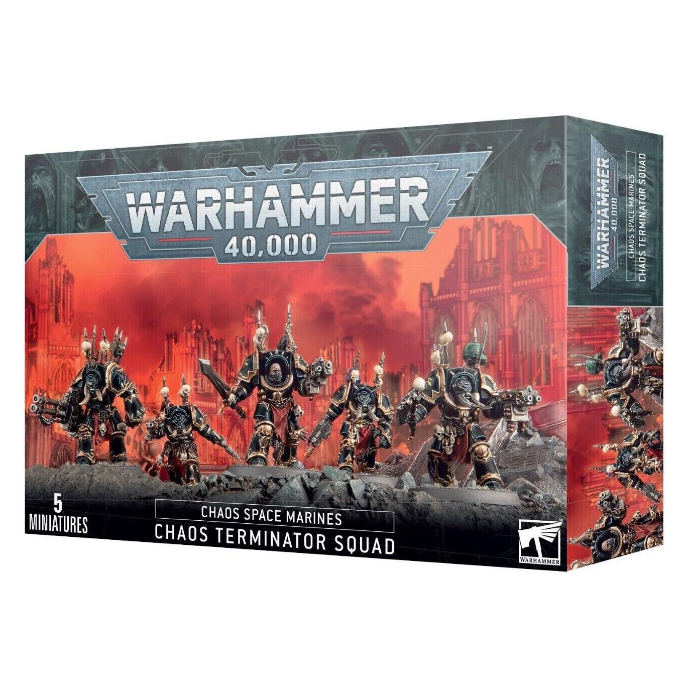 Games Workshop Warhammer 40k - Space Marine du Chaos Terminators (2019) (Kunststoff) (43-19)