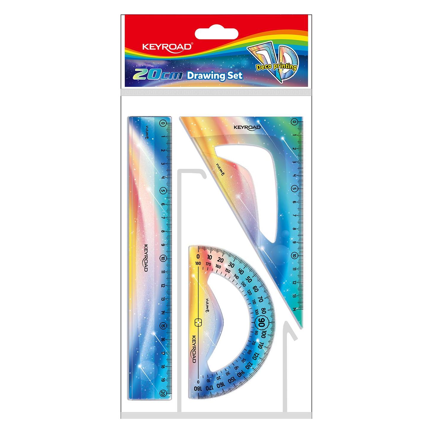 Keyroad Geometrisches Set, Twilight, 20cm, Farben mischen (20 cm, Kunststoff) (47788418)