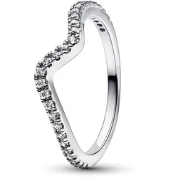 Pandora 192539C01 Damenring Funkelnde Welle Silber, 60/19,1