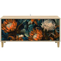 vidaXL, TV Möbel, TV-Schrank LOCHEM 102 x 33 x 50 cm Sonoma Holzwerkstoff (33 x 33 x 50 cm)