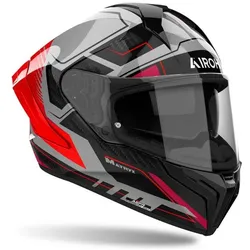 Airoh, Motorradhelm, Matryx Rocket Rot glänzender Helm (XL)