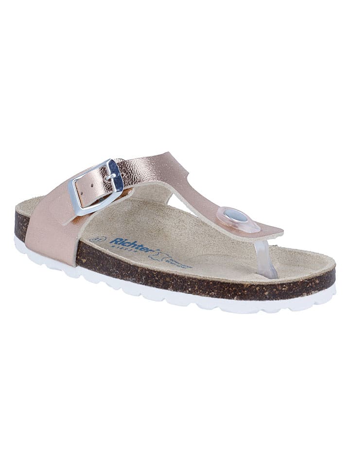 Richter Shoes Zehentrenner "Bio" in Rosa - 28