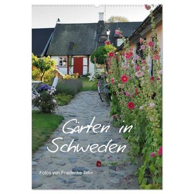 Gärten in Schweden (Wandkalender 2026 DIN A2 hoch), CALVENDO Monatskalender