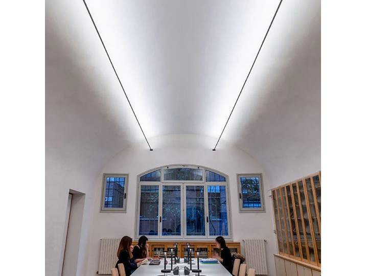 Applique murale linéaire moderne noire et blanche, applique horizon, bande de barre LED pour décoration de fond de salon, luminaires de salle de bains