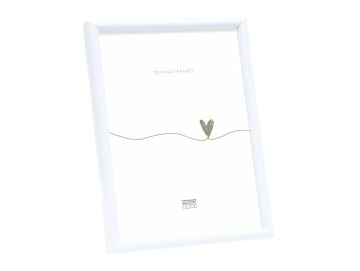Deknudt Frames Kunsthars Fotolijst Goud, kunststof, wit, 13 x 18 cm