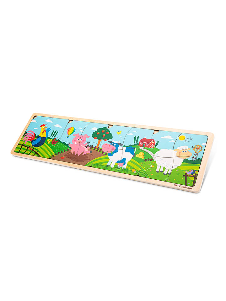 New Classic Toys 17tlg. Rahmenpuzzle "Farm" - ab 2 Jahren - onesize