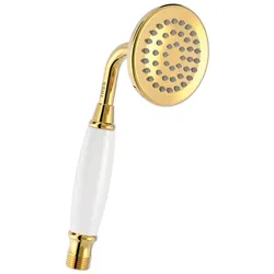 Tres Handbrause Clasic Griff aus Keramik Abmessungen: Ø 78 mm , 29963109OR 29963109OR