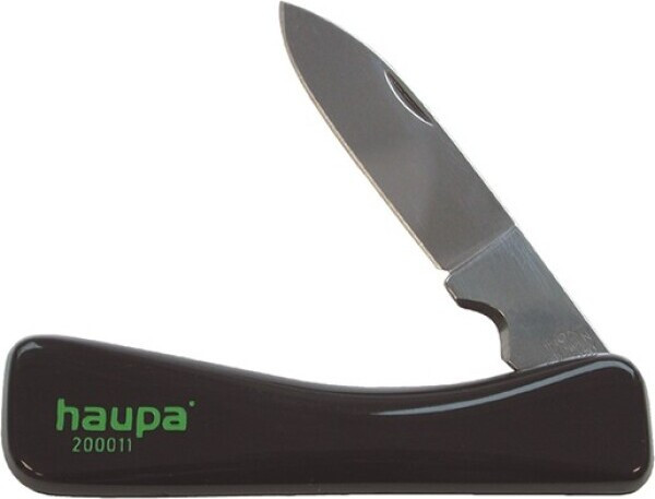 Haupa kabelmes met klapmechanisme en groene handgreep (200011)