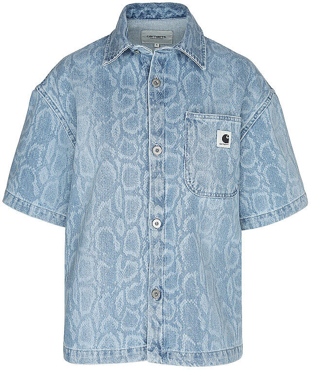 CARHARTT WIP Jeansbluse SNAKE LOVILIA blau   S S