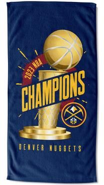 "NBA Nuggets 2023 NBA Champions Triumph Printed Beach Towel - 30""x60"""