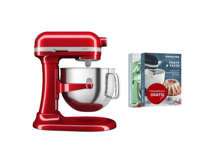 KitchenAid Küchenmaschine KitchenAid Küchenmaschine mit Schüsselheber 6,6 L Artisan 5KSM70SHX
