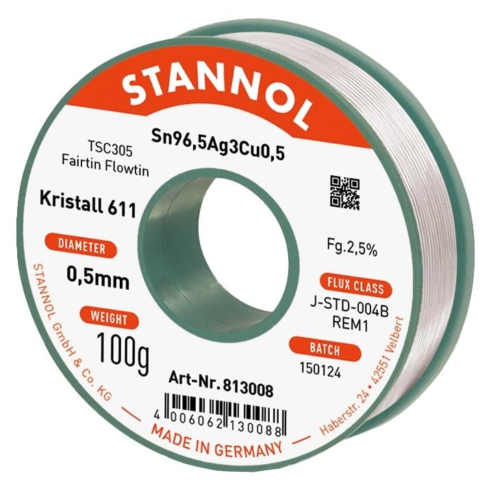 Stannol Lötdraht Kristall 611 (Lötzinn) (813008)