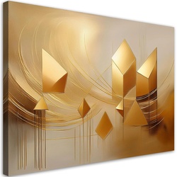 WANDBILD gold glamour abstraktion