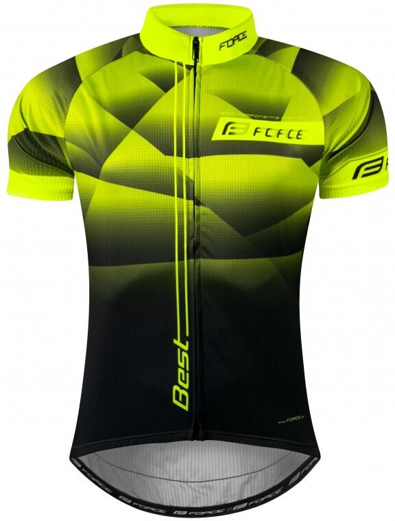 Force Maglia ciclismo  BEST fluo nero