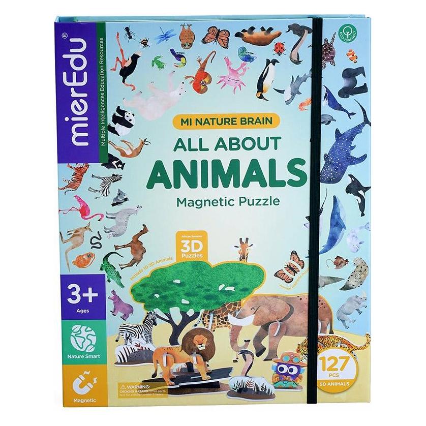 mierEdu Magnetic Learning Box - All About Animals - (ME093) (ME093)