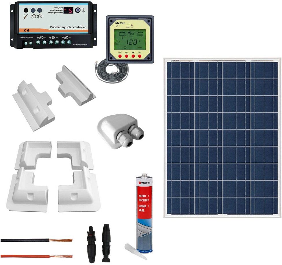 Saros Selection Kit fotovoltaico completo per camper con pannello 80Wp   CAMP80PRO