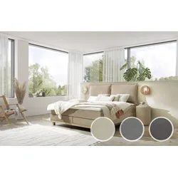 Hasena »Zamora« Boxspringbett 200x200 cm / Pace sand