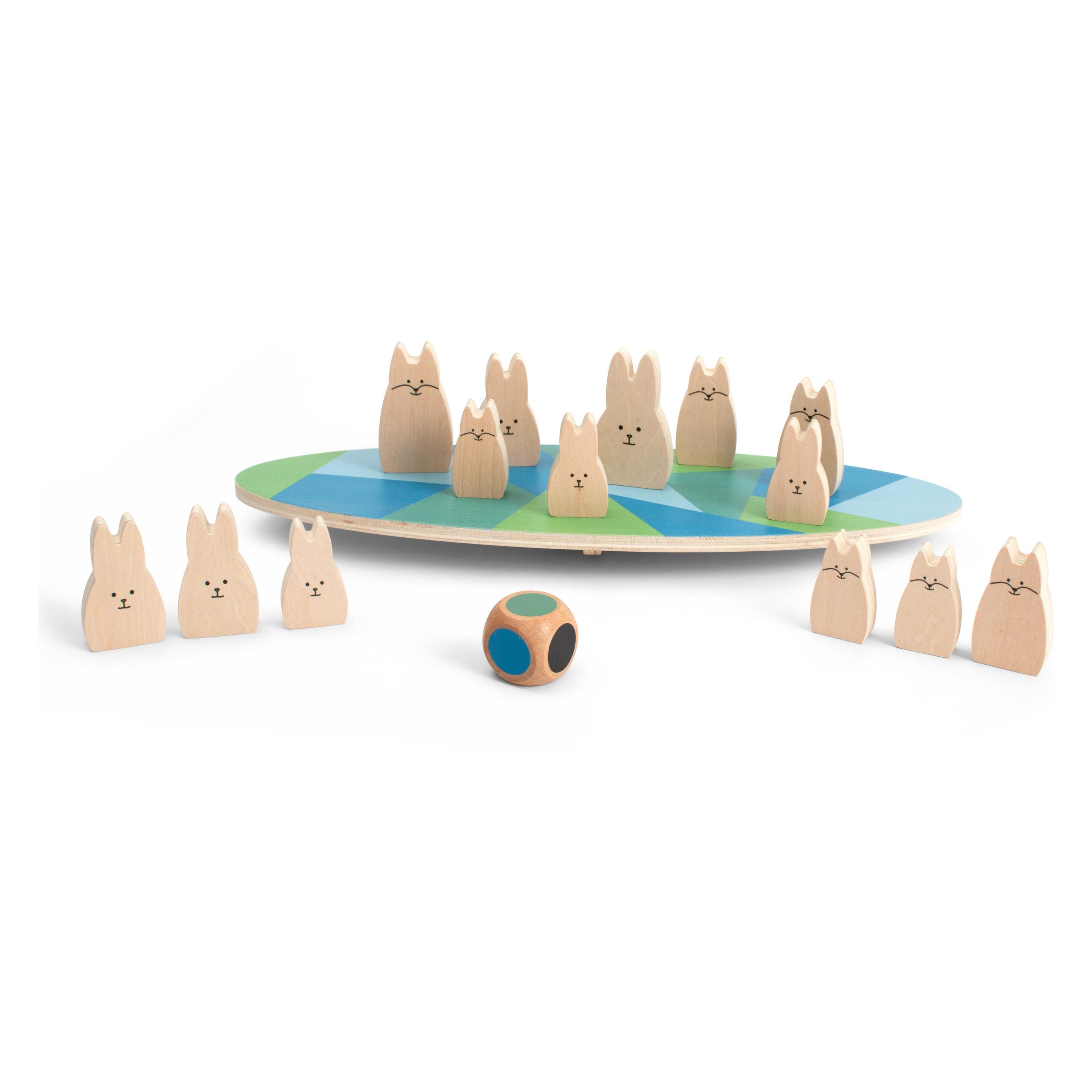 BS Toys Holz-Balance-Spiel Kaninchen (Deutsch, Polnisch) (93.GA460)