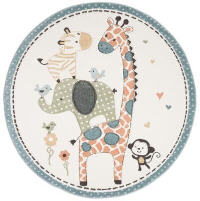SAFAVIEH Carousel Kids Brandusa Animal Rug