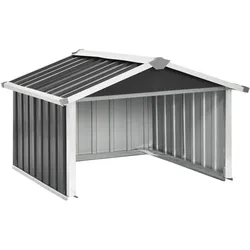 Helloshop26 - Schutzhütte für Gartenroboter 92 x 97 x 63 cm verzinkter Stahl anthrazit 02_0022394