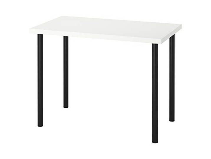 IKEA ADILS/LINNMON Table 100x60 cm Blanc/Noir