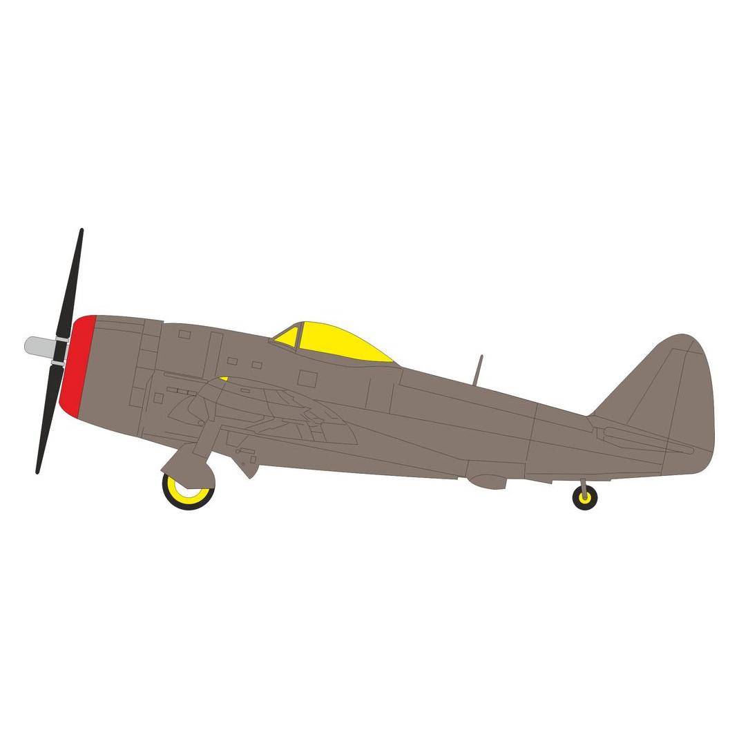 Eduard P-47M Tface for Miniart (EX1162)