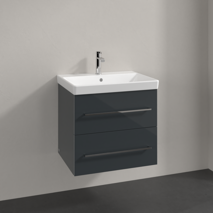Villeroy und Boch Villeroy & Boch Avento Unterschrank A88900B1 56,7x52,0x44,7cm, Crystal Grey, 2 Auszüge