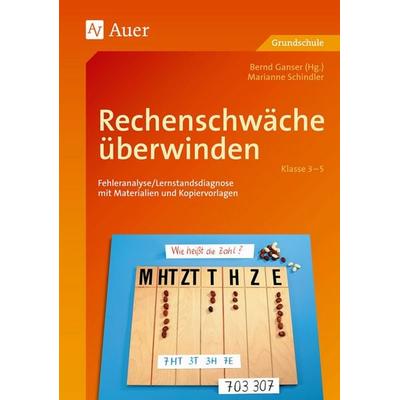 Rechenschwäche überwinden, Klasse 3-5, Taschenbuch von Marianne Schindler, Auer Verlag in der AAP Lehrerwelt GmbH, 978-3-403-04277-8