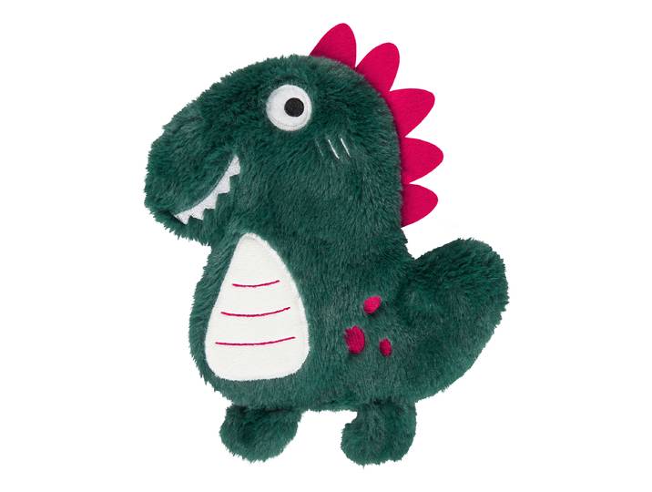 Körnerkissen Dino Grün/Dunkelgrün 3 x 25 x 18cm Außenmaterial: 100% Polyester, Füllung: 100% Weizenkörner