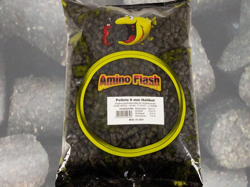 Ftm Amino Flash Pellets 6mm Halibut